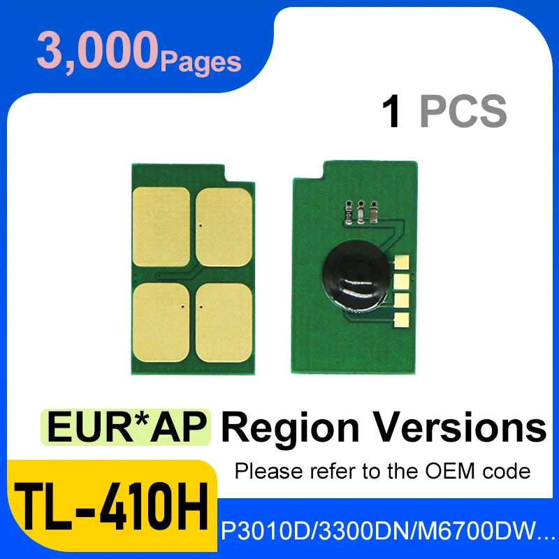 TL 420 Toner Cartridge Chip TL-410 DL-410 DL-420 Drum Chip for Pantum P3012 P3302 M6802fdw M7102dn M7202fdn Fd Reset Printer