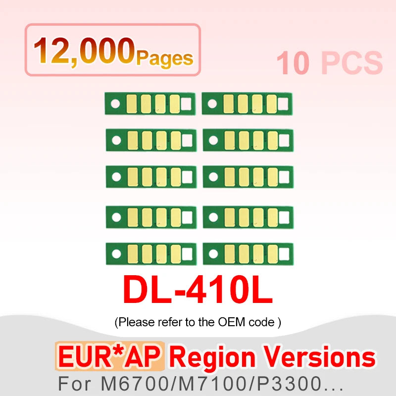 TL-420X TL-410X Toner Chip DL-410 DL420 Toner Cartridge Chips Compatible Pantum M7300 M7302 Fdn Fdw M6700d P3300dn Dw Reset