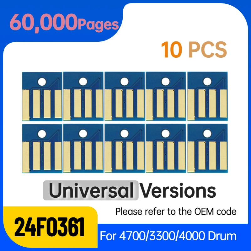 TNP34 TNP37 TNP35 TNP38 TNP36 TNP39 Toner Chip for Minolta Bizhub 3300P 3301 4000P 4700P Cartridge Chip Reset 24F0361 Drum Unit