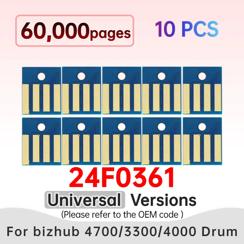 TNP39 Toner Chip 3300P 4700 Imaging Drum Unit Chips for Bizhub 3300 4700P 4000P Cartridge Reset TNP34 TNP35 TNP36 TNP37 TNP38