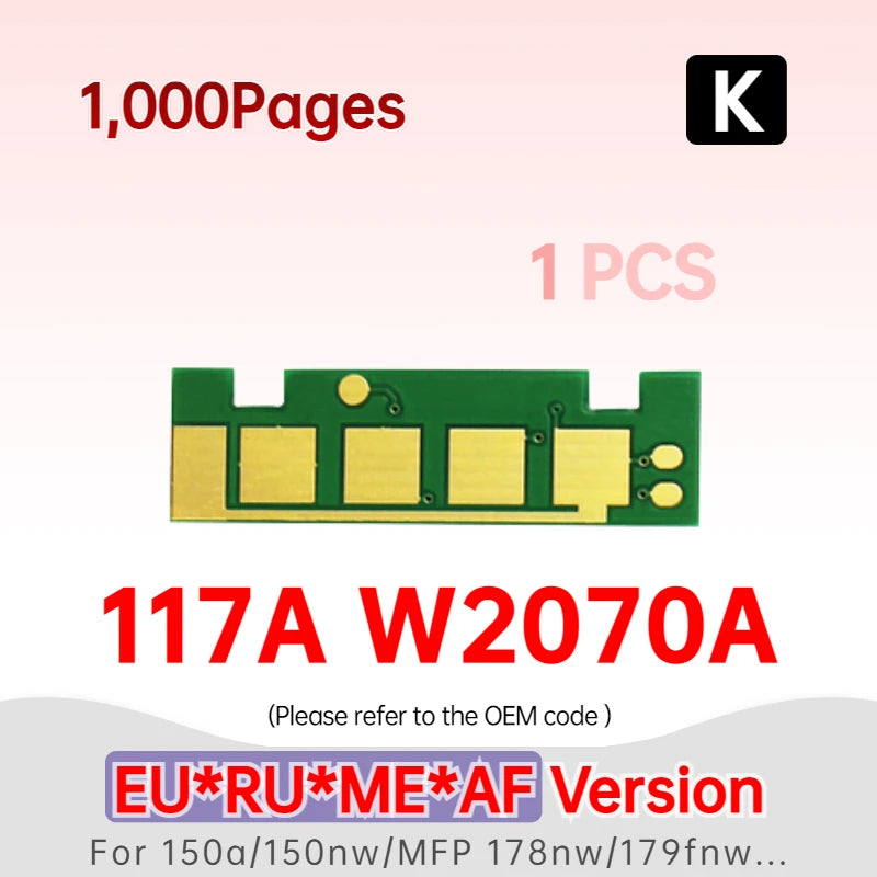 W2070A Chip Reset 117A Chip Resetter for HP 179fnw 150a 178nw 178nwg 179 fwg 150nw Toner Cartridge Chips W2060A W2090A 116A 119A