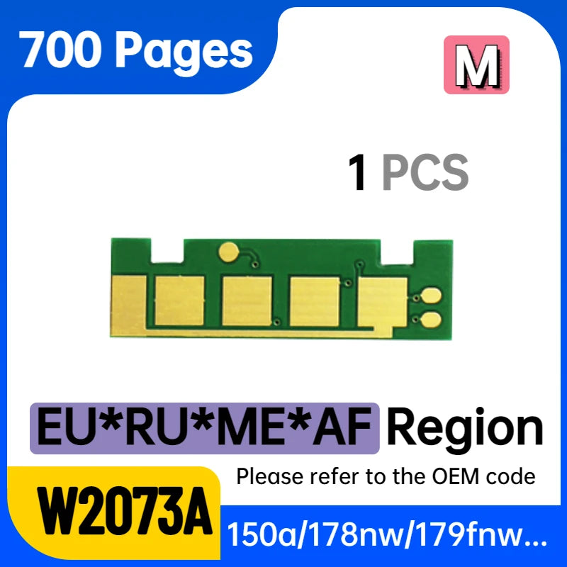 W2071A W2072A W2073A W2070A Chip Toner for HP 117A Cartridge Chip Reset  for MFP 179fnw 150 150nw 178 nw 178nwg 179fwg 116A 119A