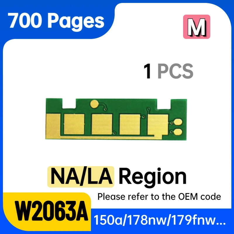 W2071A W2072A W2073A W2070A Chip Toner for HP 117A Cartridge Chip Reset  for MFP 179fnw 150 150nw 178 nw 178nwg 179fwg 116A 119A