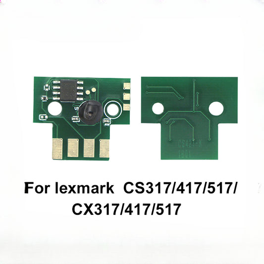 Toner Chip For Lexmark CS317 CS4317 CS517 CX317 CX417 CX517 71B20K0 71B20C0 71B20M0 71B20Y0 Printer Reset Refill Cartridge Chips