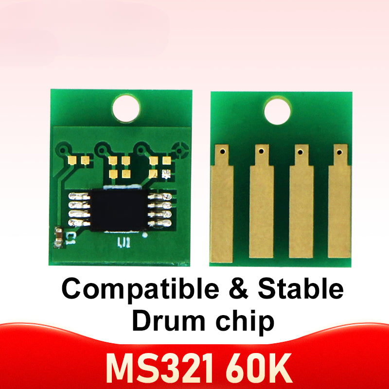 56F0Z00 MS321 MX321 Drum Unit Chip For Lexmark MS421 MS521 MS621 MS622 B2338dw B2442dw B2546dn MX521 XM1246 Printer Reset Chips