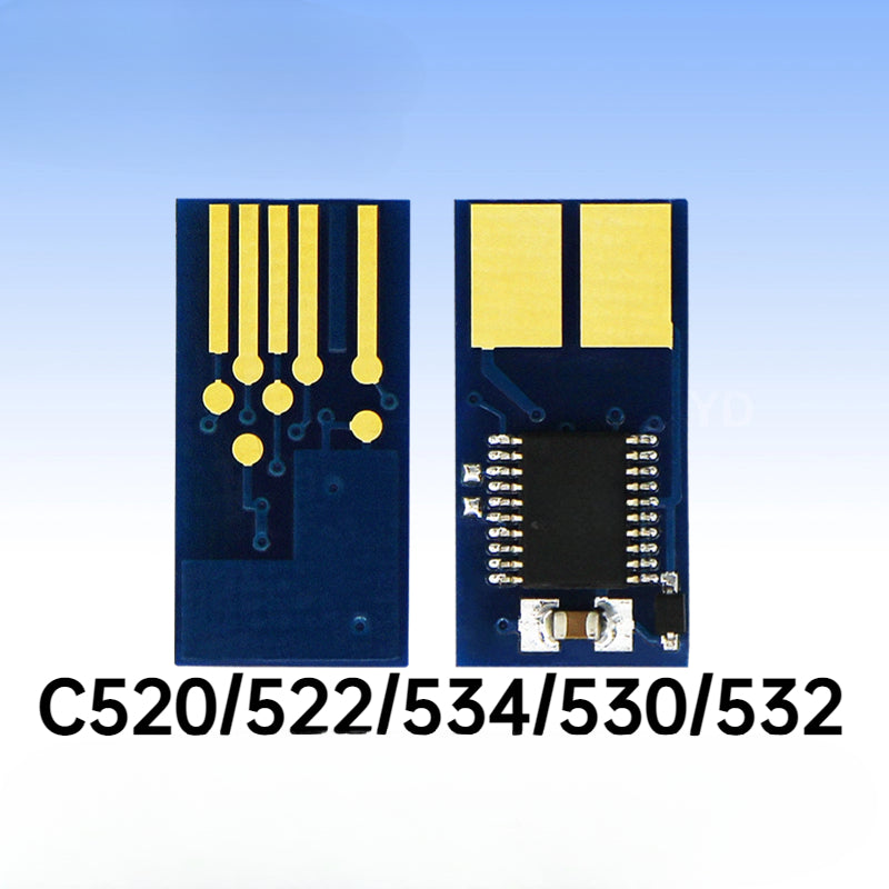 C5220KS C5220MS C5220YS C5220CS Toner Chip Reset for Lexmark C520 C522 C534 C530 C532 Cartridge Chips