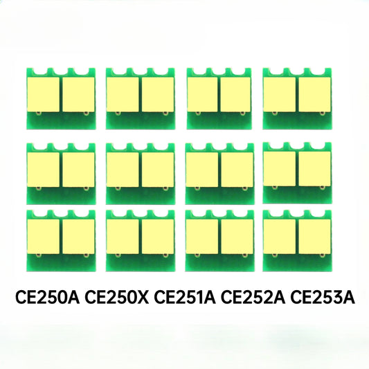 504A CE250A CE250X CE251A CE252A CE253A 504X chip for HP Color LaserJet CP3525 CM3530 3520 Canon CRG323 CRG723 Cartridge chip