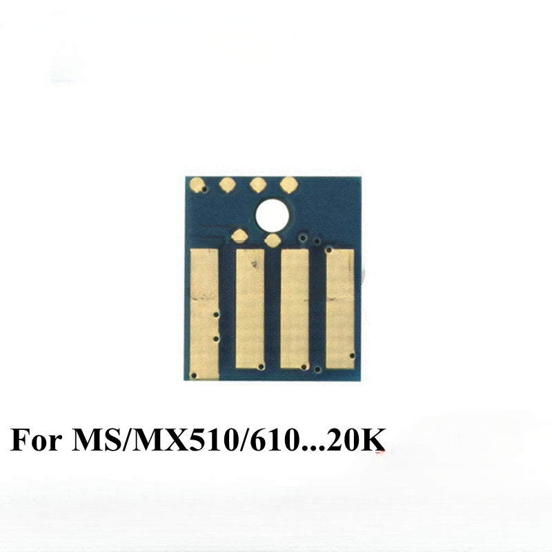 20K Updated Firmware 504U 604X Cartridge Chips Reset for Lexmark MS510 MS610 MX510 MX511 MX611 Toner Chip Universal 50F0U00