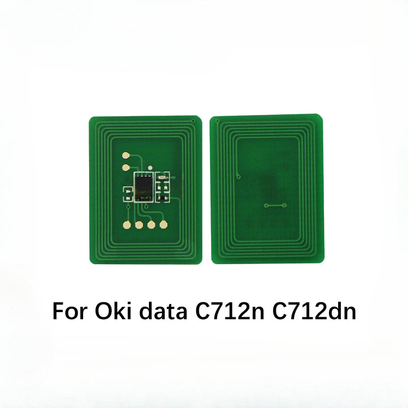 Reset Toner Cartridge Chip for Oki Data C712n C712dn 46507616 46507615 46507614 46507613 46507628 46507627 46507626 46507625