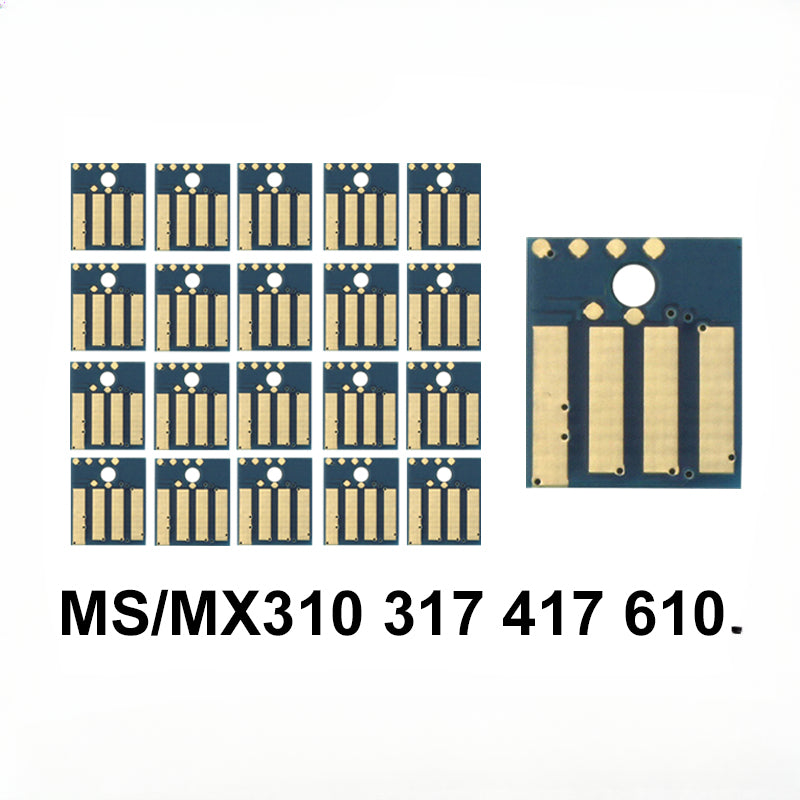 MS310d Chip Toner Chip Reset For Lexmark MS317 MS417 MS312 517 617 611 511 MS415 MX317 MS310 MS610 universal Printer Cartridge