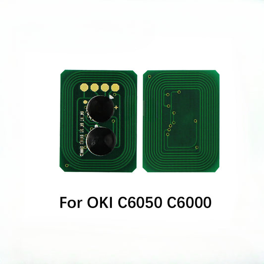 Updated Reset Toner Cartridge Chips for OK C6050 C6000 43324469 43324468 43324467 43324466 Printer Reset