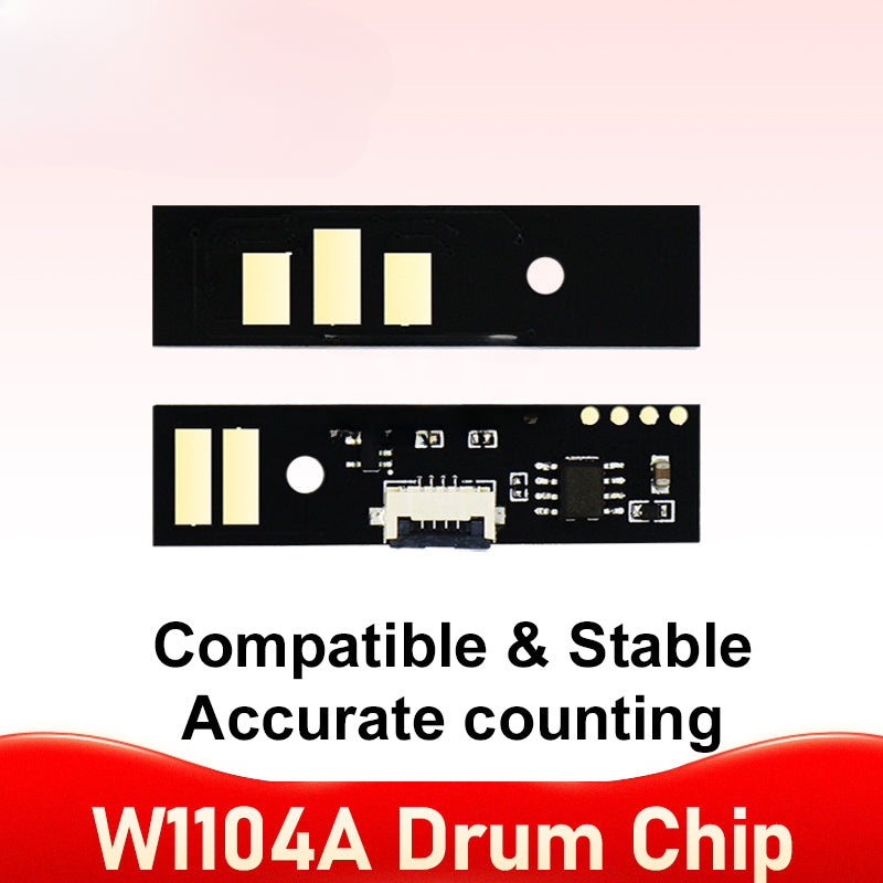 W1104A Drum Chip Reset for HP Neverstop Laser 1000a MFP 1200a Wireless 1000w MFP1200w 104a Drum Cartridge Chip Printer