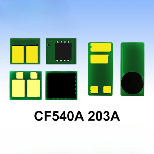 CF540a 203 Chip 541 For HP Color LaserJet Pro M254dn M280nw M281fdn M277dw M254 M280 M281fdw Toner Cartridge Chips Reset Printer